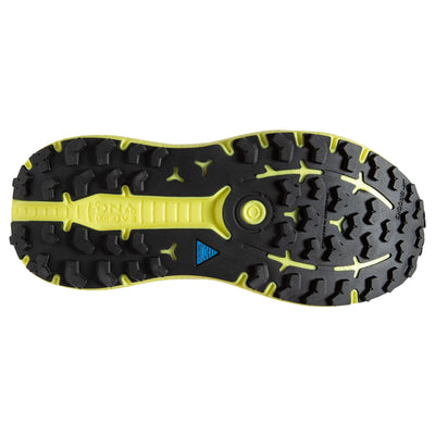 Brooks Mens Caldera 6 - Black/Fiery Red/Blazing Yellow - Trail