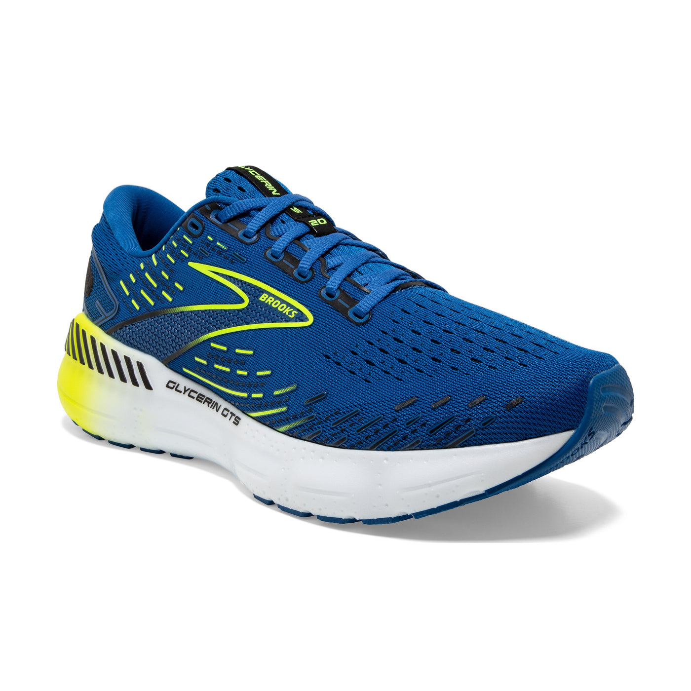 Brooks Mens Glycerin GTS 20 -  Blue/Nightlife/White - Stability