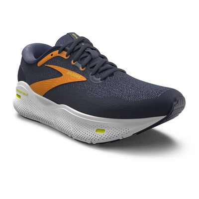 Brooks Mens Ghost Max - Crown Blue/Black Iris/Marigold - Neutral