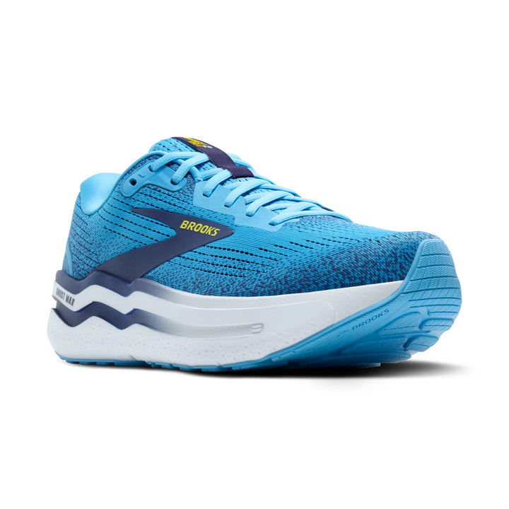 Brooks Mens Ghost Max 2 - Bonnie Blue/Blue Ribbon/Yellow - Neutral
