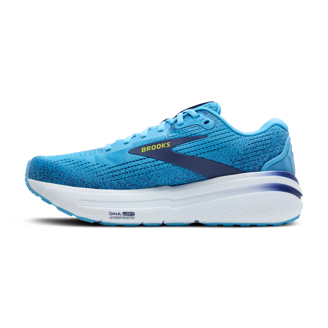 Brooks Mens Ghost Max 2 - Bonnie Blue/Blue Ribbon/Yellow - Neutral