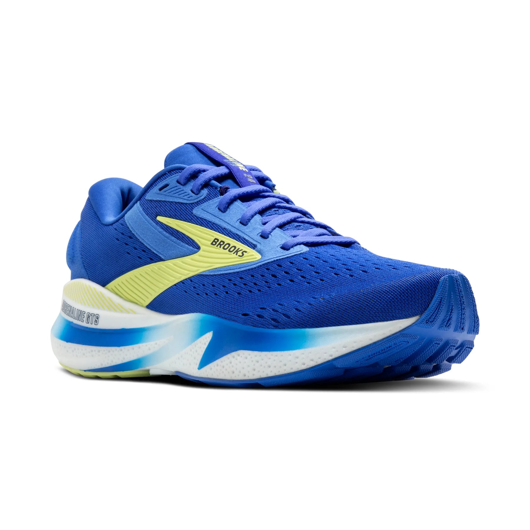 Brooks Mens Adrenaline GTS 24 Cobalt Neo Yellow Peacoat Stability Run North West