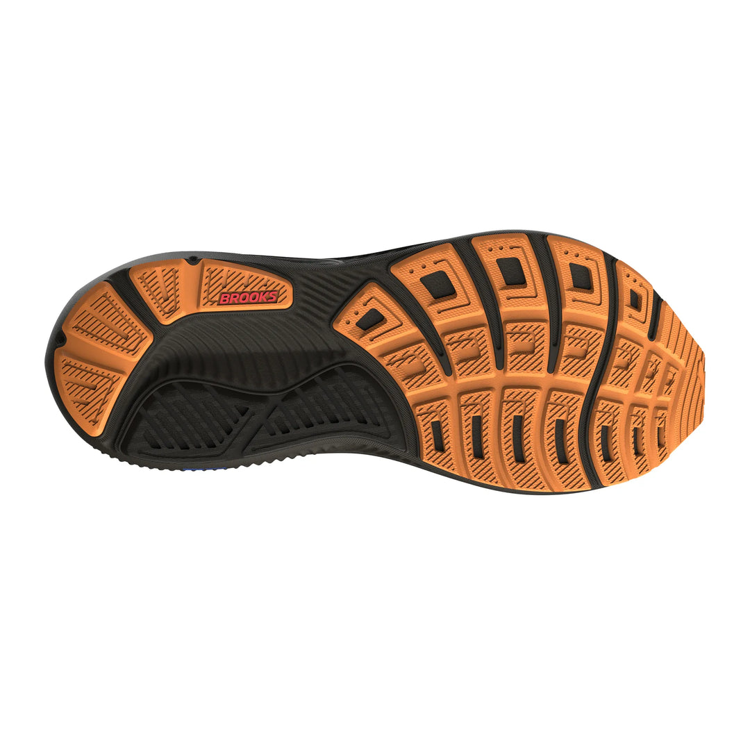 Brooks Mens Ghost 17 - Night/Blue/Papaya - Neutral - AW25