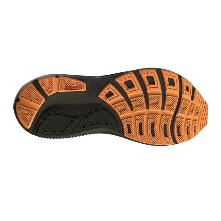 Brooks Mens Ghost 17 - Night/Blue/Papaya - Neutral - AW25