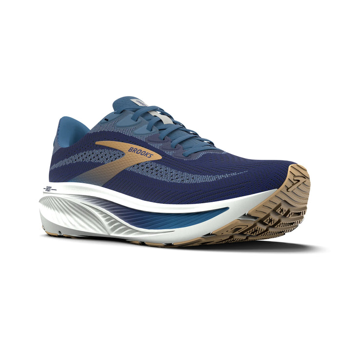 Brooks Mens Ghost 17 - Beacon Blue/Moonlight/Starfish - Neutral - SS26