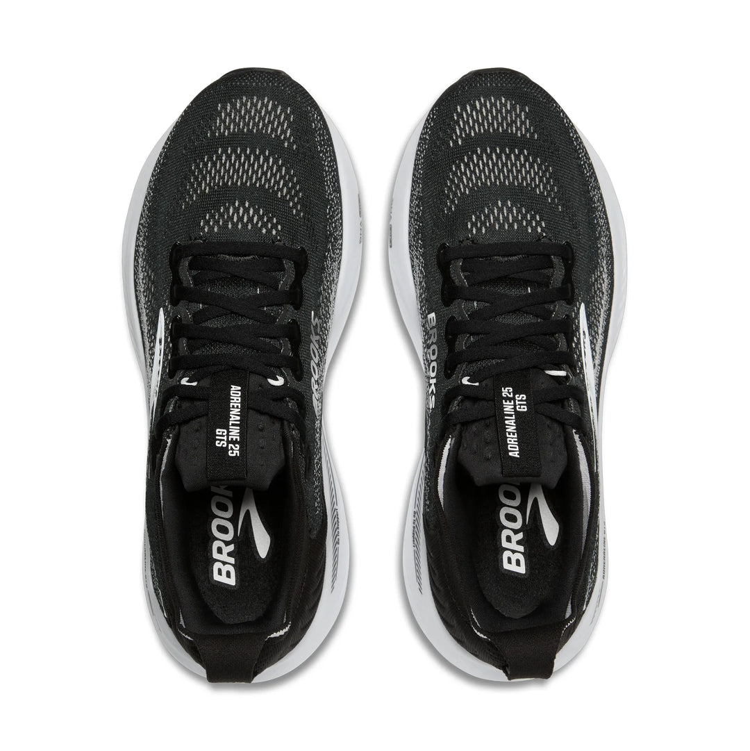 Brooks Mens Adrenaline GTS 25 - Black/Grey/White - Stability - SS26