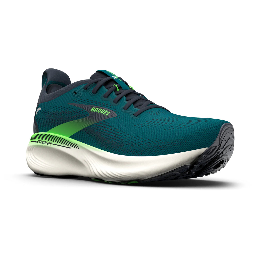 Brooks Mens Adrenaline GTS 25 - Atlantic Deep/Coconut/Green - Stability - SS26