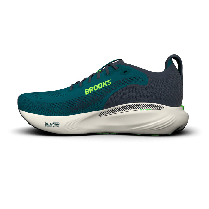 Brooks Mens Adrenaline GTS 25 - Atlantic Deep/Coconut/Green - Stability - SS26