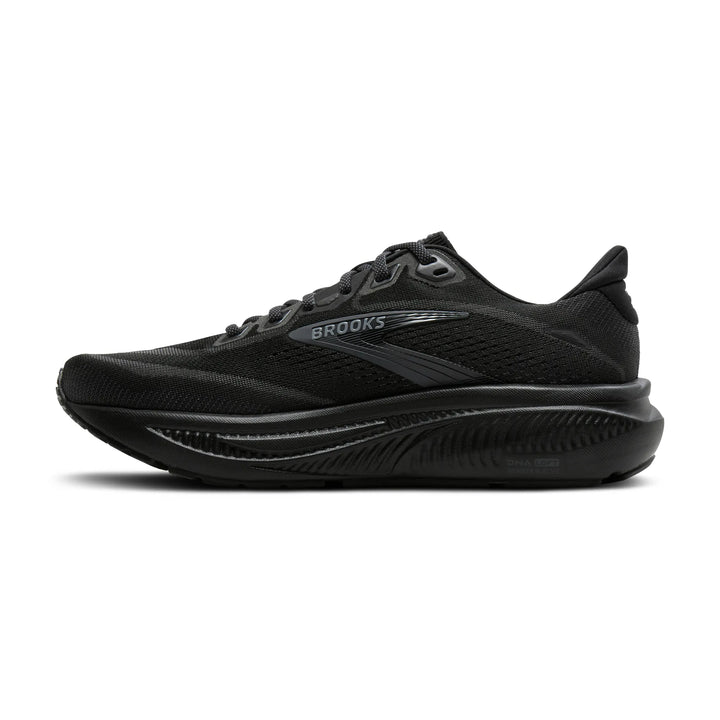 Brooks Mens Ghost 18 Extra Wide - 4E Width - Black/Black/Ebony - Neutral - AW26