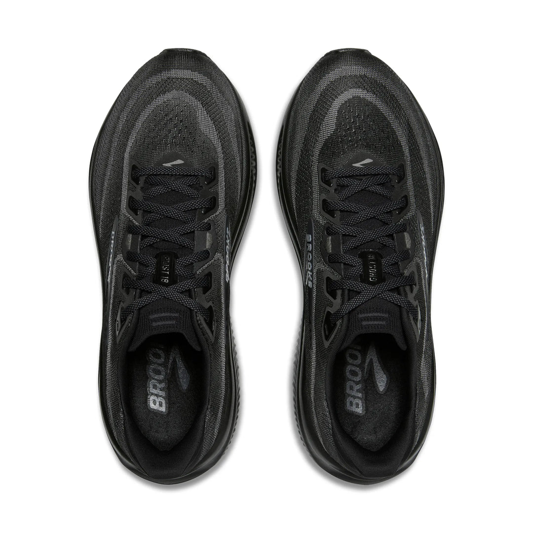 Brooks Mens Ghost 18 Extra Wide - 4E Width - Black/Black/Ebony - Neutral - AW26
