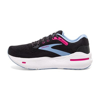 Brooks Womens Ghost Max - Ebony/Open Air/Lilac Rose - Neutral