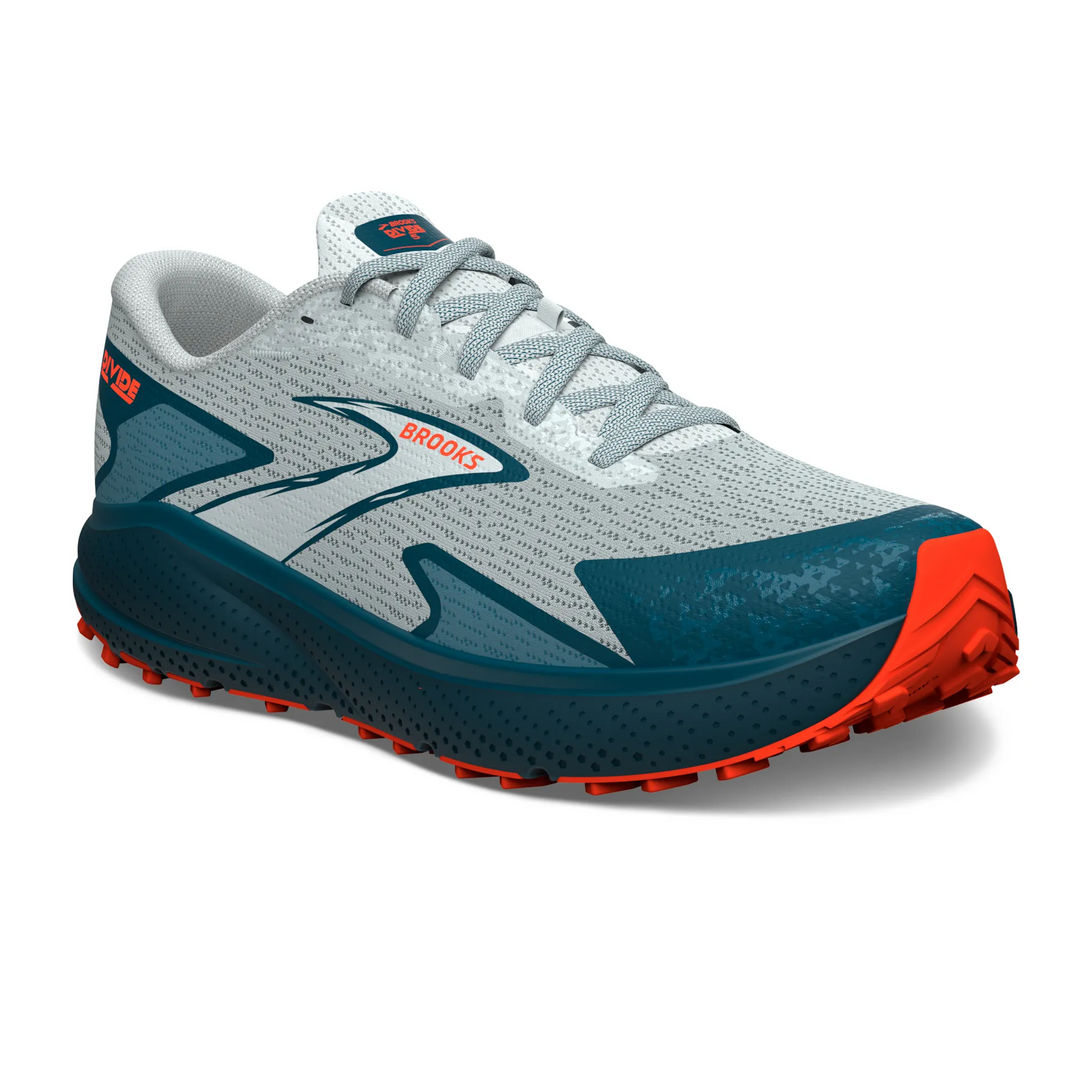 Brooks Womens Divide 5 - Bit of Blue/Legion Blue/Flame - Trail - SS25