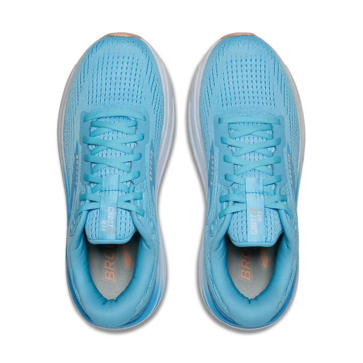 Brooks Womens Ghost Max 2 - Baltic Sea/Bonnie Blue/Peach - Neutral - SS25