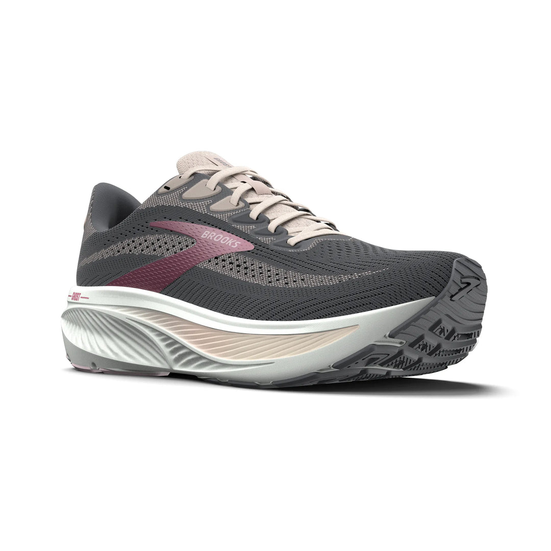 Brooks Womens Ghost 17 - Poppy Seed/Pink/Bluewash - Neutral - SS26
