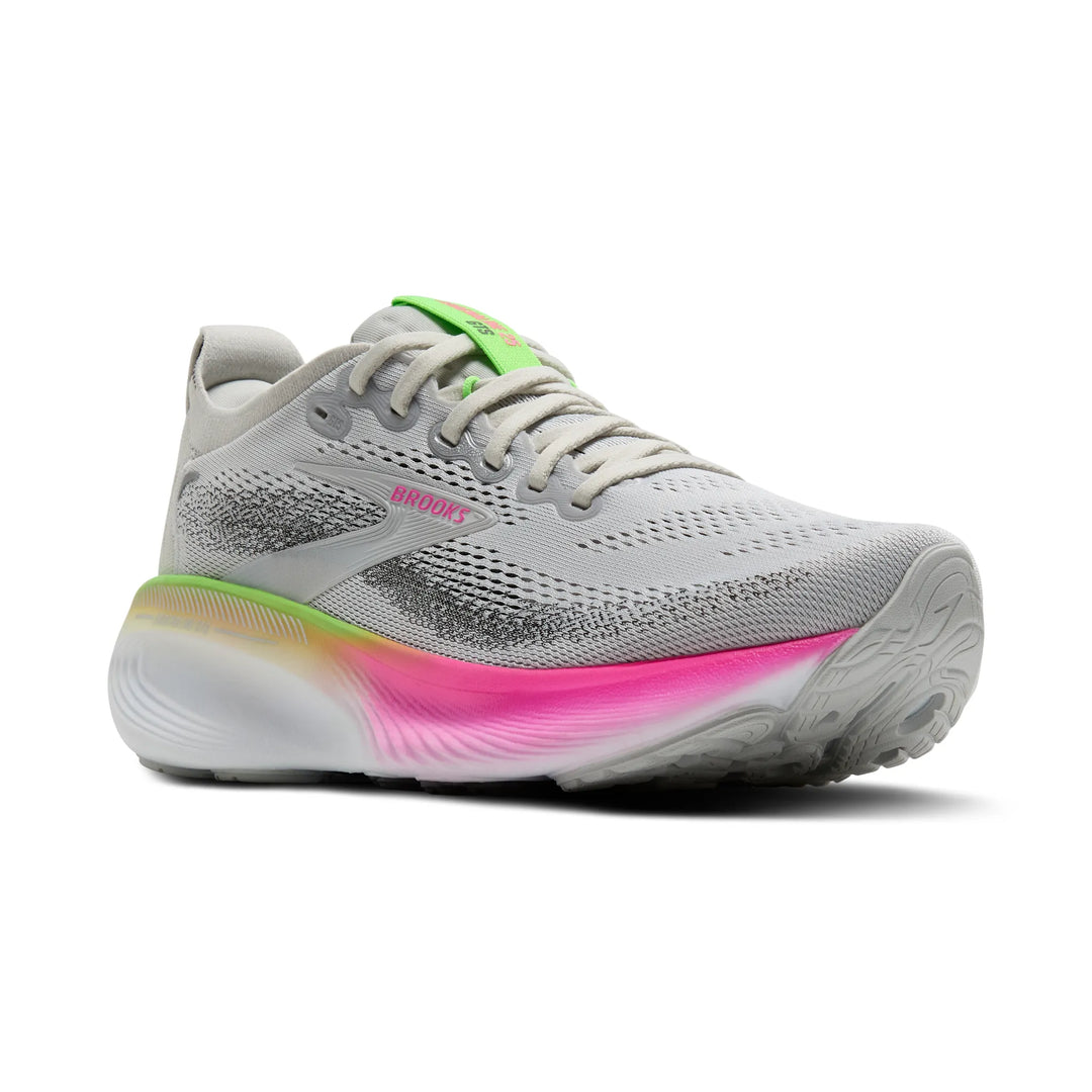 Brooks Womens Adrenaline GTS 25 - Oyster/Pink/Green - Stability - SS26