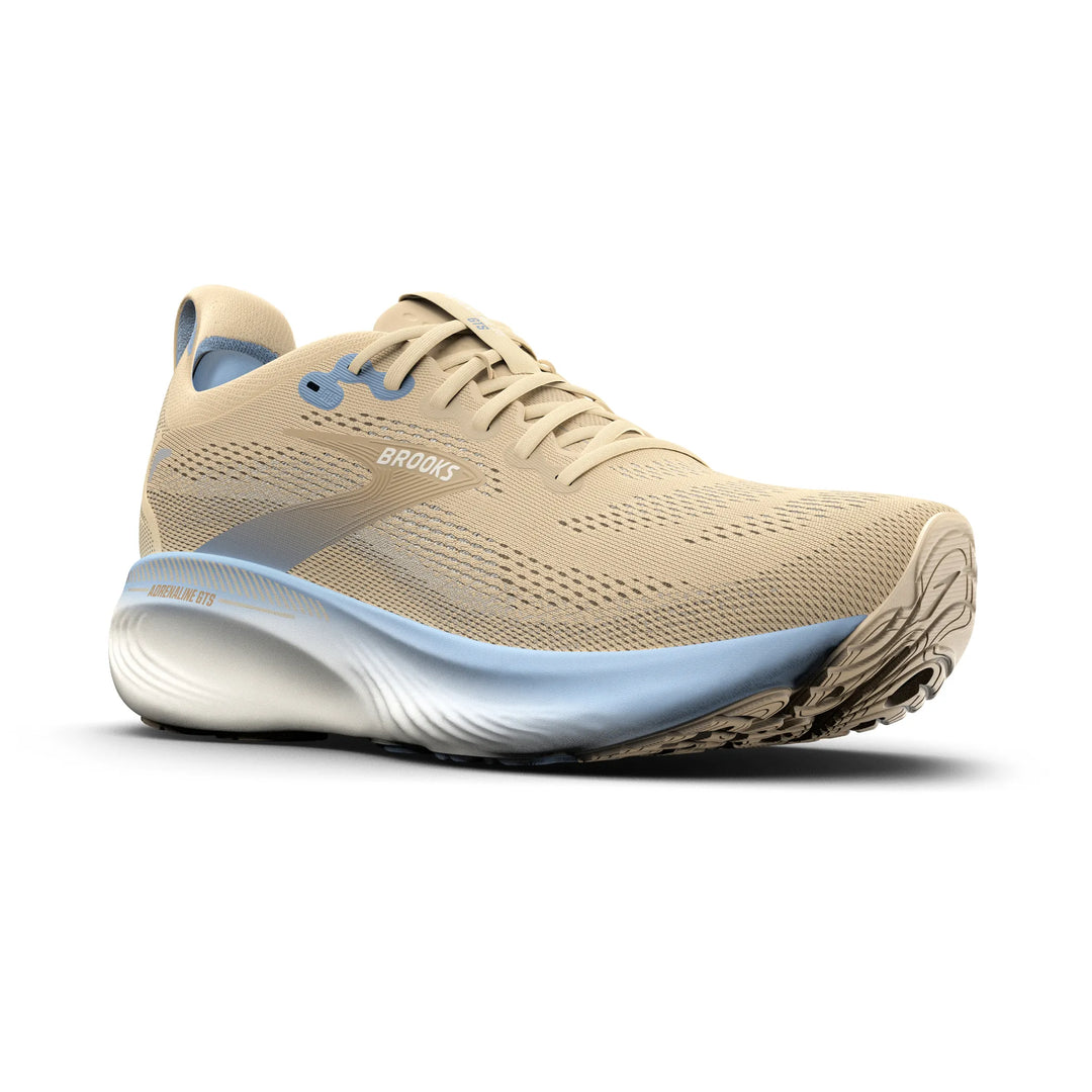 Brooks Womens Adrenaline GTS 25 - Sand/Coconut/Skyway - Stability - SS26