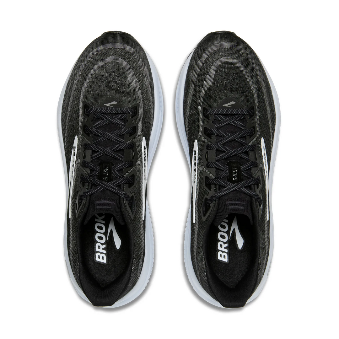 Brooks Womens Ghost 18 - Black/Grey/White - Neutral - AW26