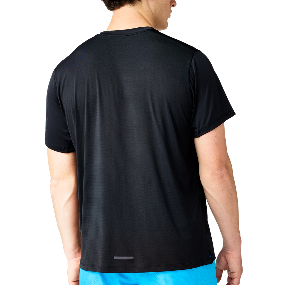 Brooks Mens Dash Cooling S/S Tee - Black - AW26