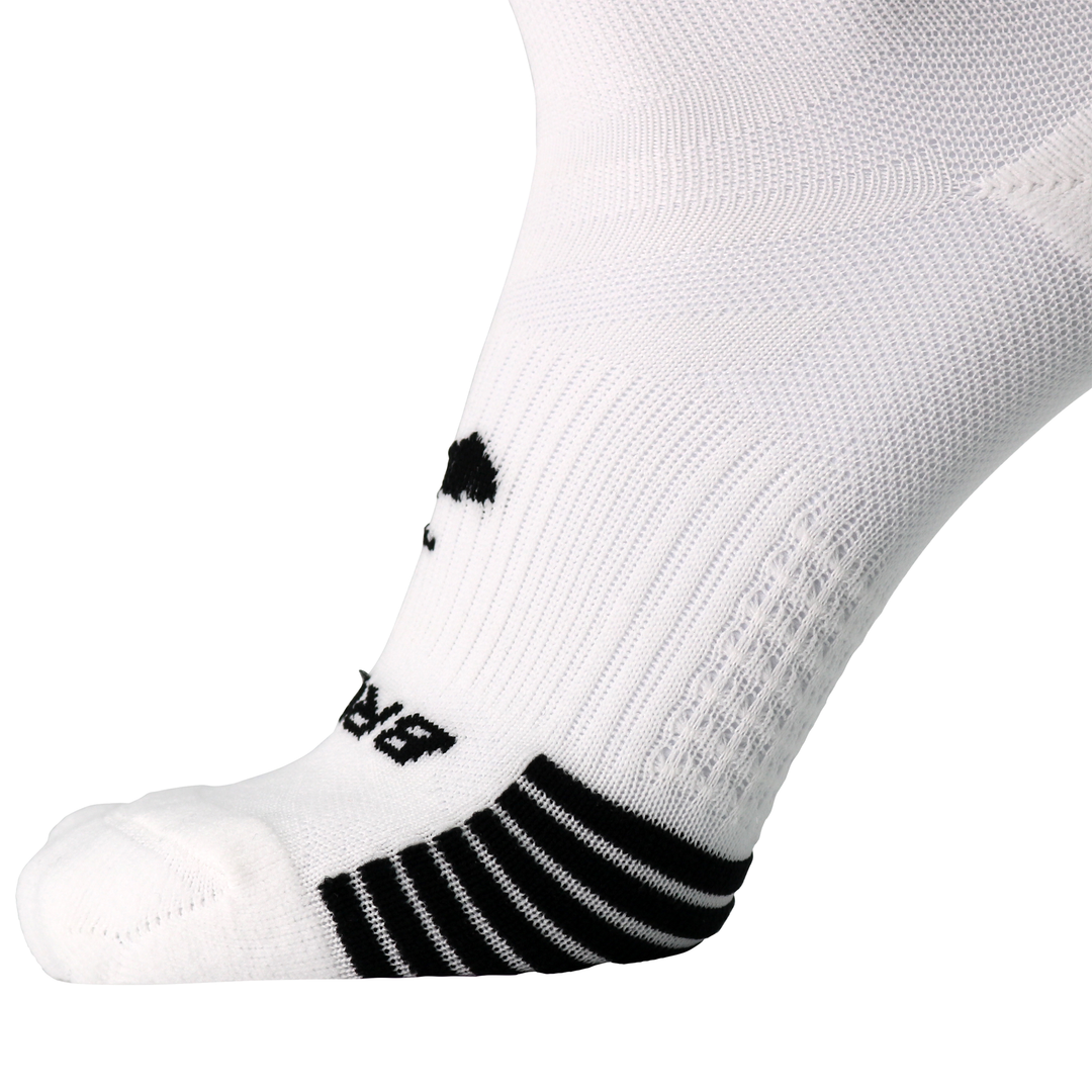 Brooks Unisex Ghost Lite Crew Run Sock (2 Pack) - White