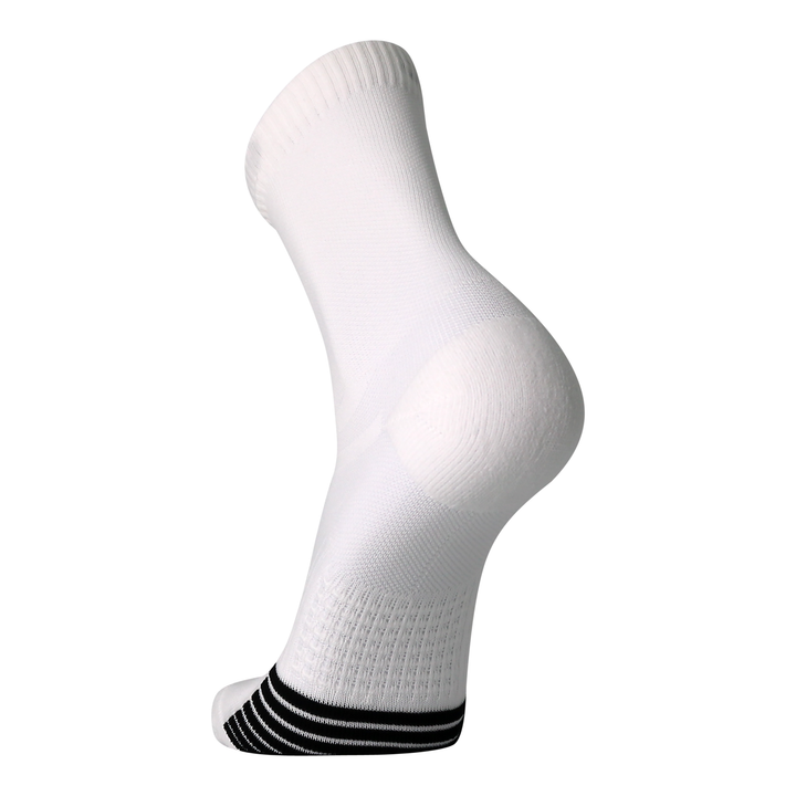 Brooks Unisex Ghost Lite Crew Run Sock (2 Pack) - White