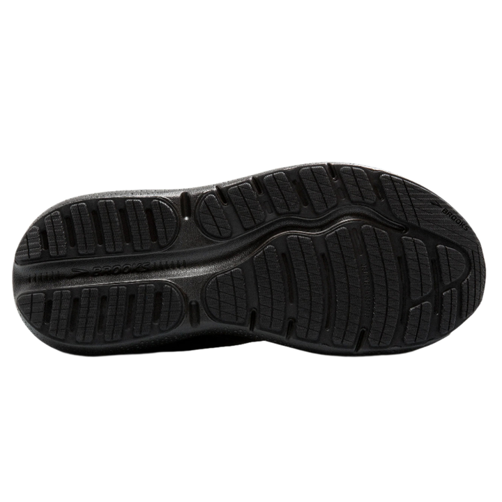 Brooks Mens Ghost Max 2 Wide - 2E Width - Black/Black/Ebony - Neutral