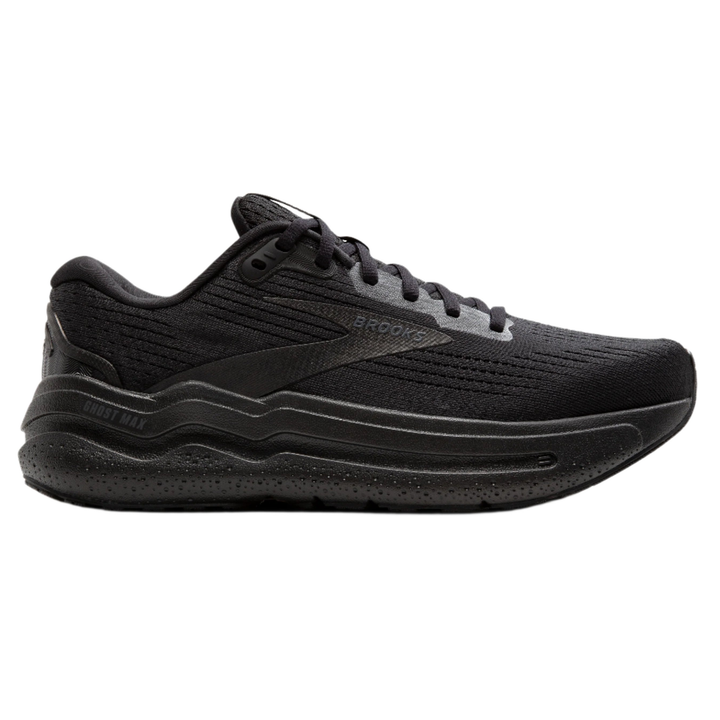 Brooks Womens Ghost Max 2 Wide - D Width - Black/Black/Ebony - Neutral