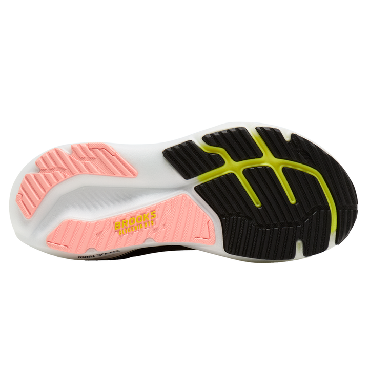 Brooks Womens Glycerin GTS 23 - Black/Peach/Nightlife - Stability - AW26