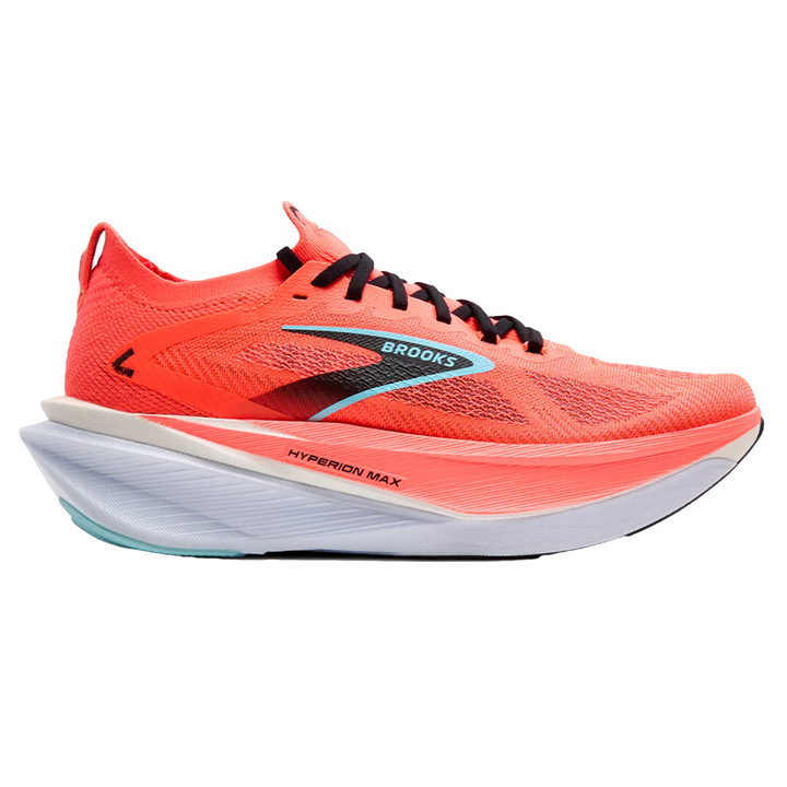 Brooks Mens Hyperion Max 3 - Fiery Coral/Black/Atomizer - Neutral - AW25
