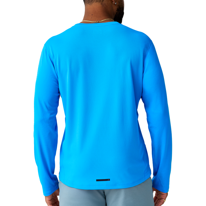 Brooks Mens Dash Long Sleeve - Cyber Blue