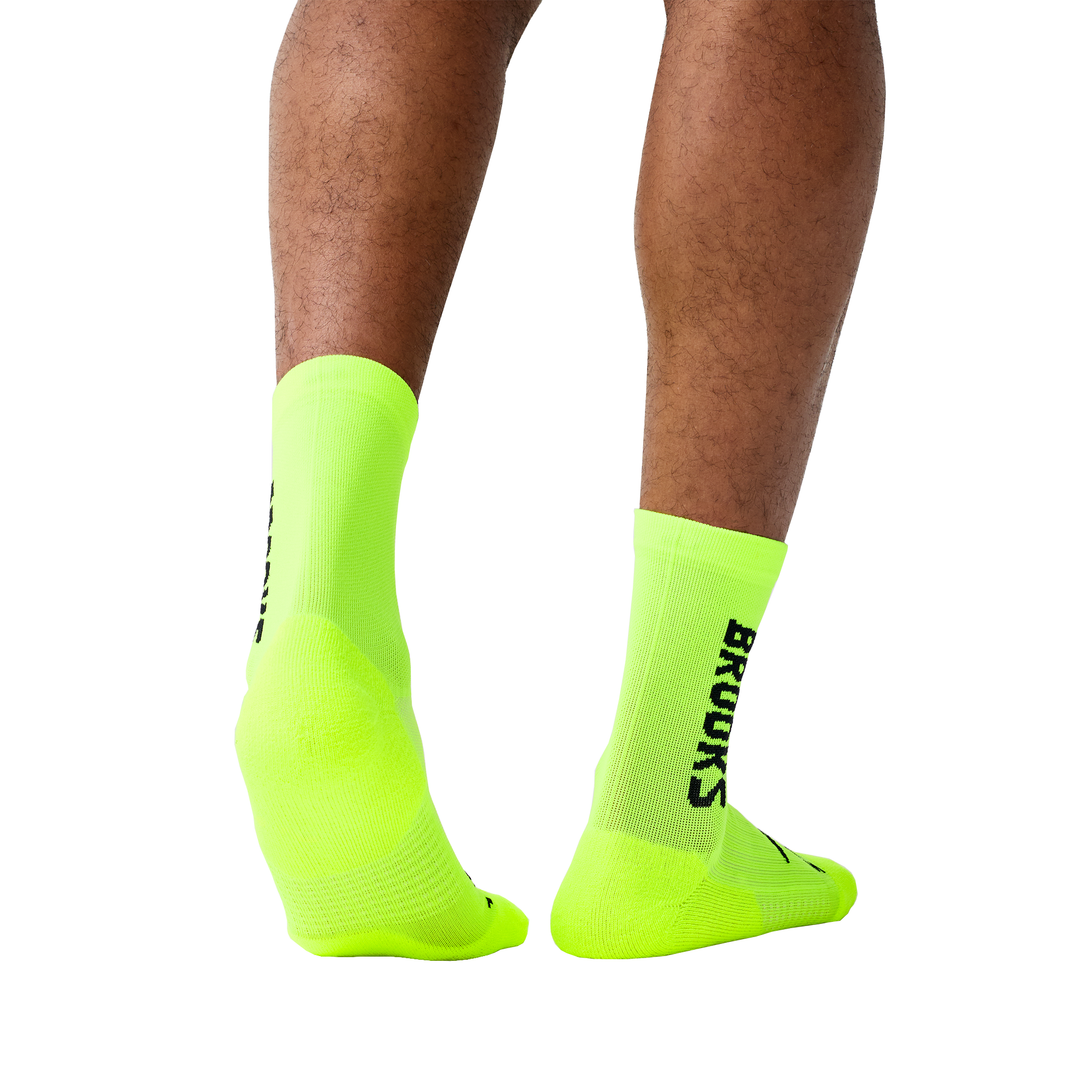 Brooks Unisex Ghost Crew Run Sock - Sun Glare/Brooks