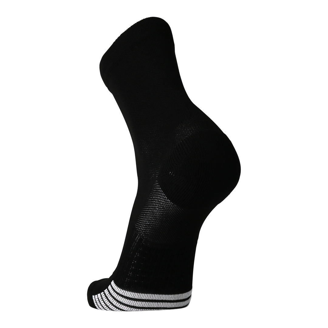 Brooks Unisex Ghost Lite Crew Run Sock (2 Pack) - Black
