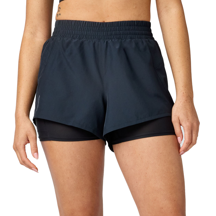Brooks Womens Dash 2-in-1 Short - Black