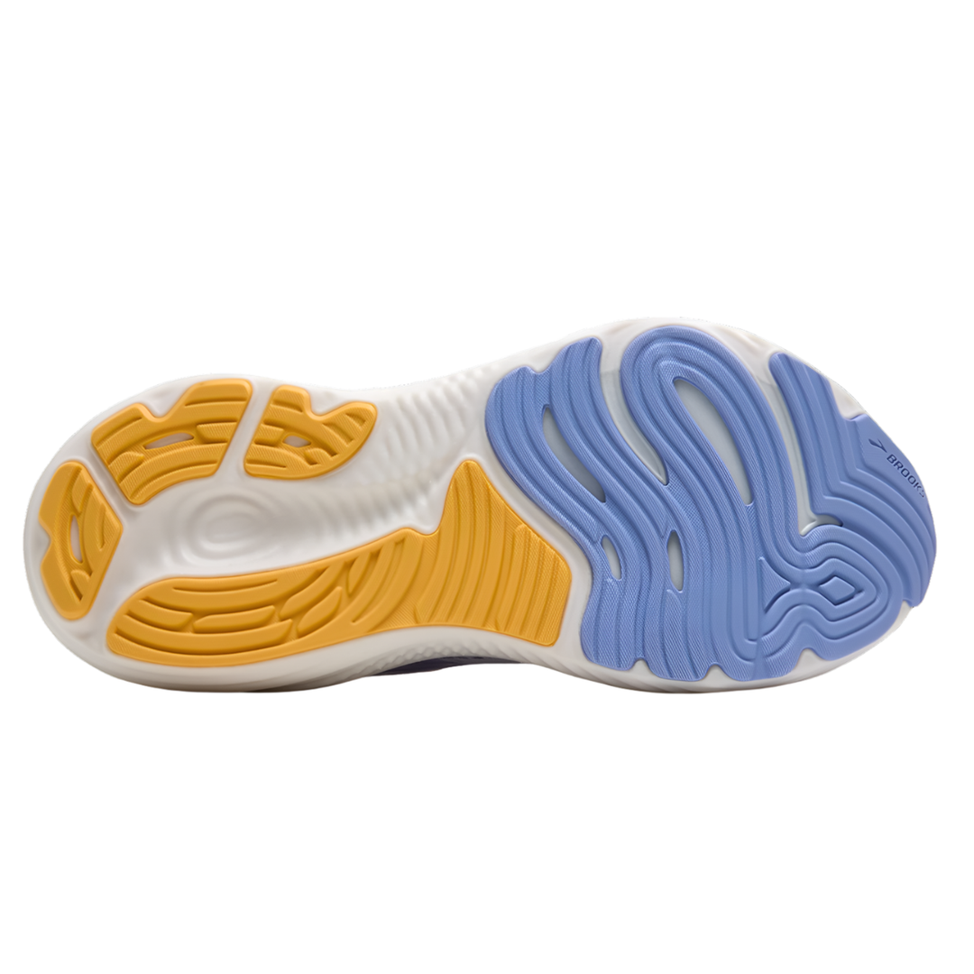 Brooks Womens Glycerin GTS 22 - White/Blue Heron/Apricot - Stability - AW25