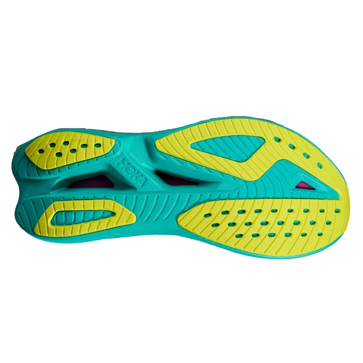 Hoka Womens Mach X 2 - Frost/Electric Aqua- Neutral