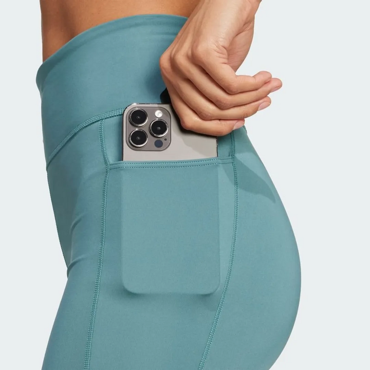Adidas Womens Own The Run 5" Shorts - Teal