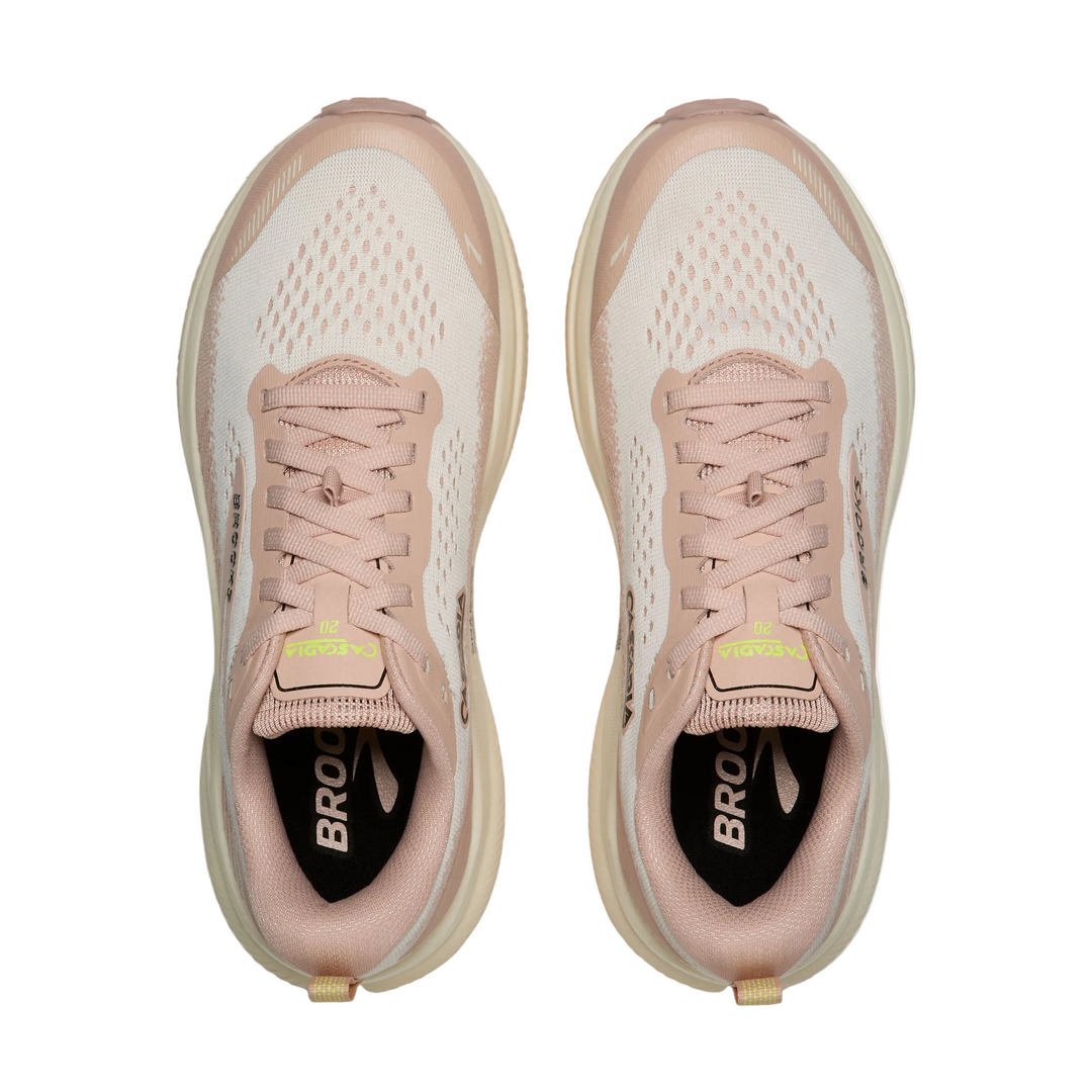 Brooks Womens Cascadia 20 - Arctic Wolf/Rose/Nightlife - Trail - AW26