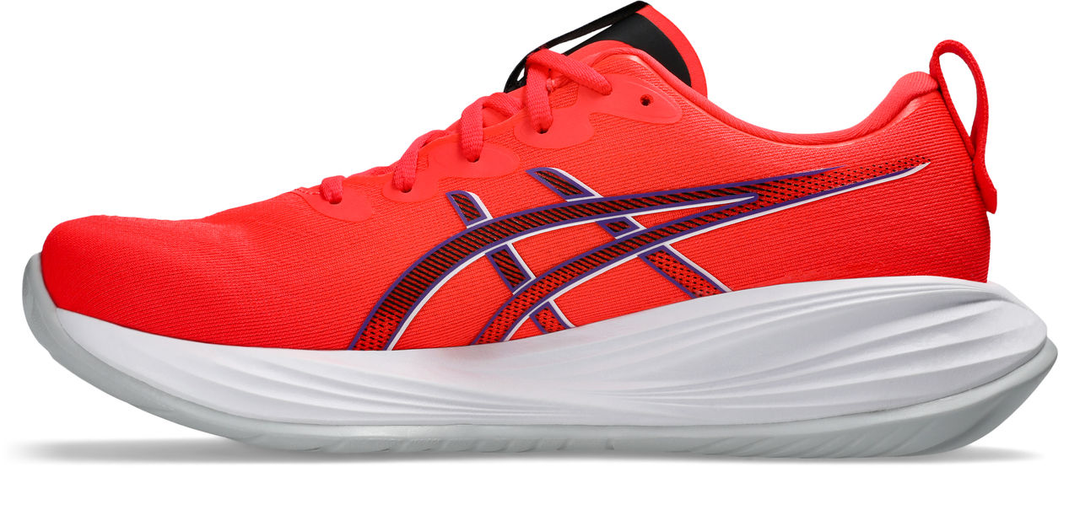 Asics Hommes Gel Cumulus 27 - Flash Rouge/Blanc - Neutre - AW25