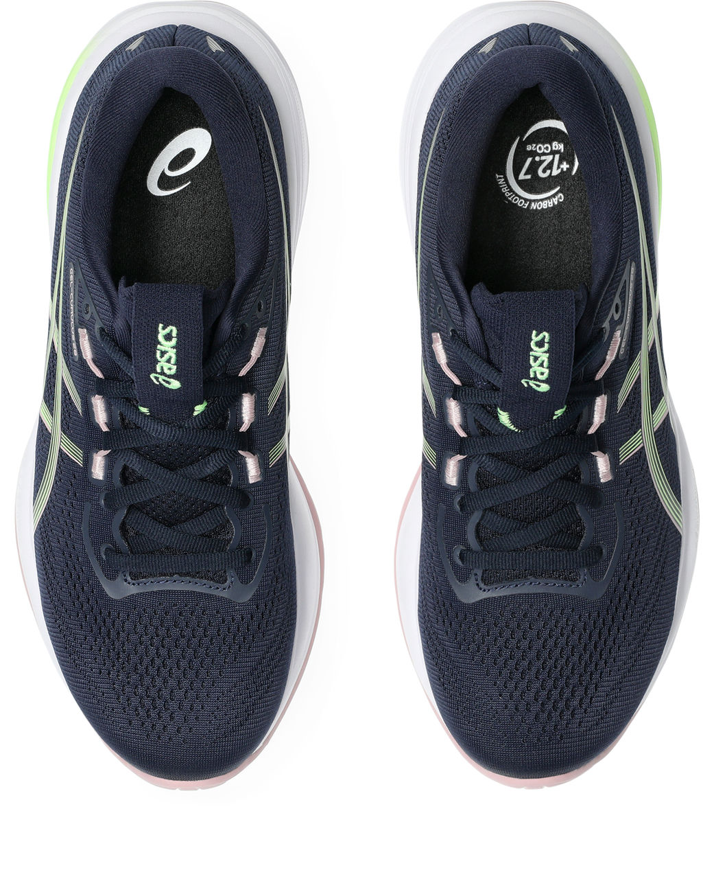 Asics Damen Gel Cumulus 28 – Midnight/Illuminate Green – Neutral – SS26