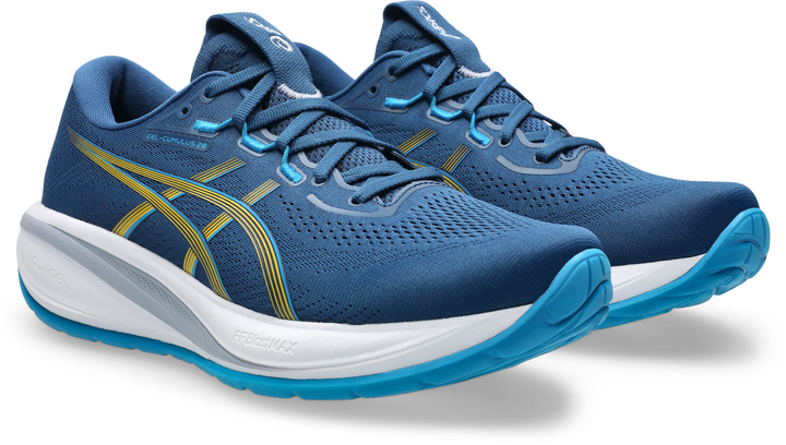 Asics Mens Gel Cumulus 28 - Twilight Blue/Yamabuki - Neutral - SS26