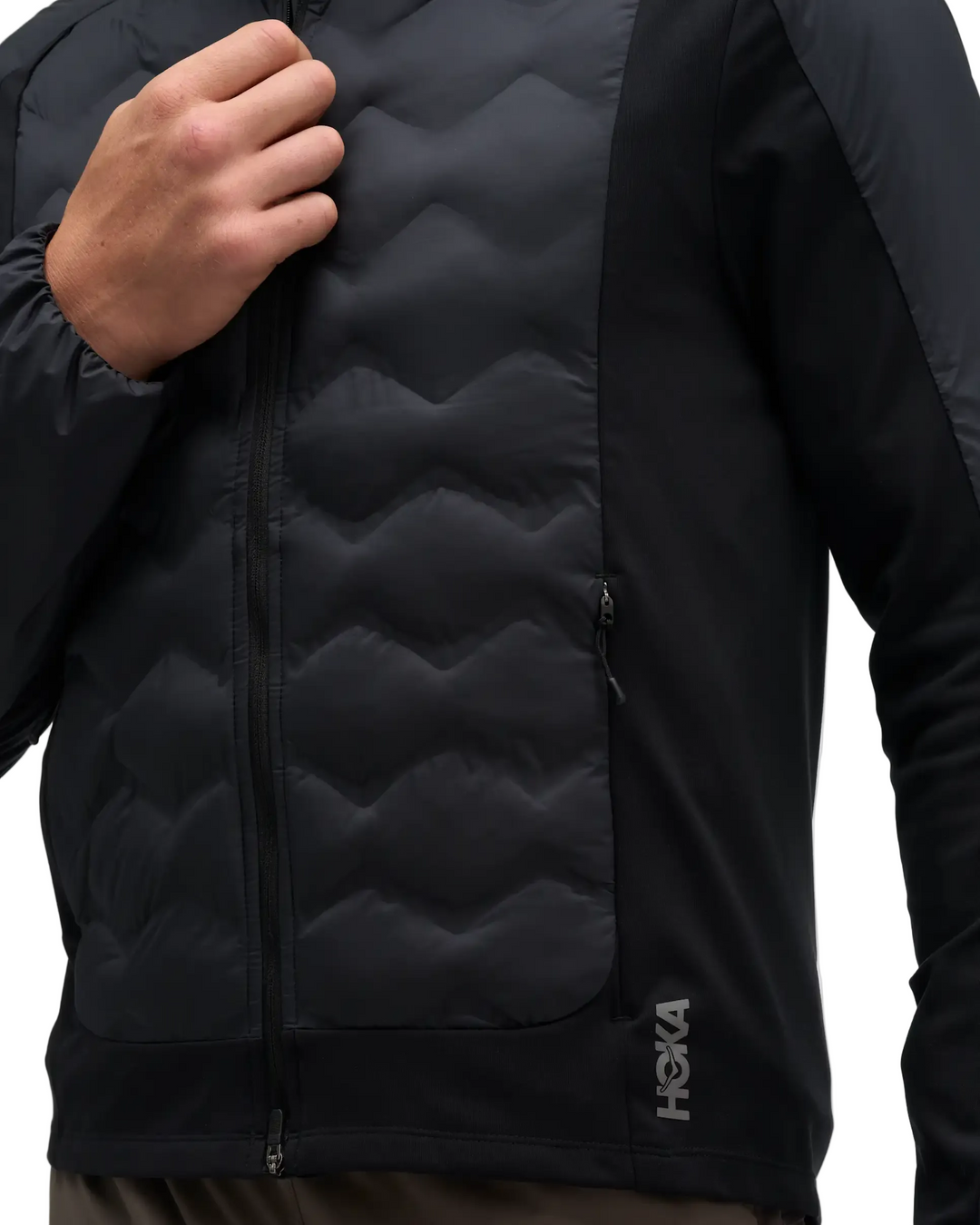 Hoka Mens Skyfill Insulated Jacket - Black - AW26
