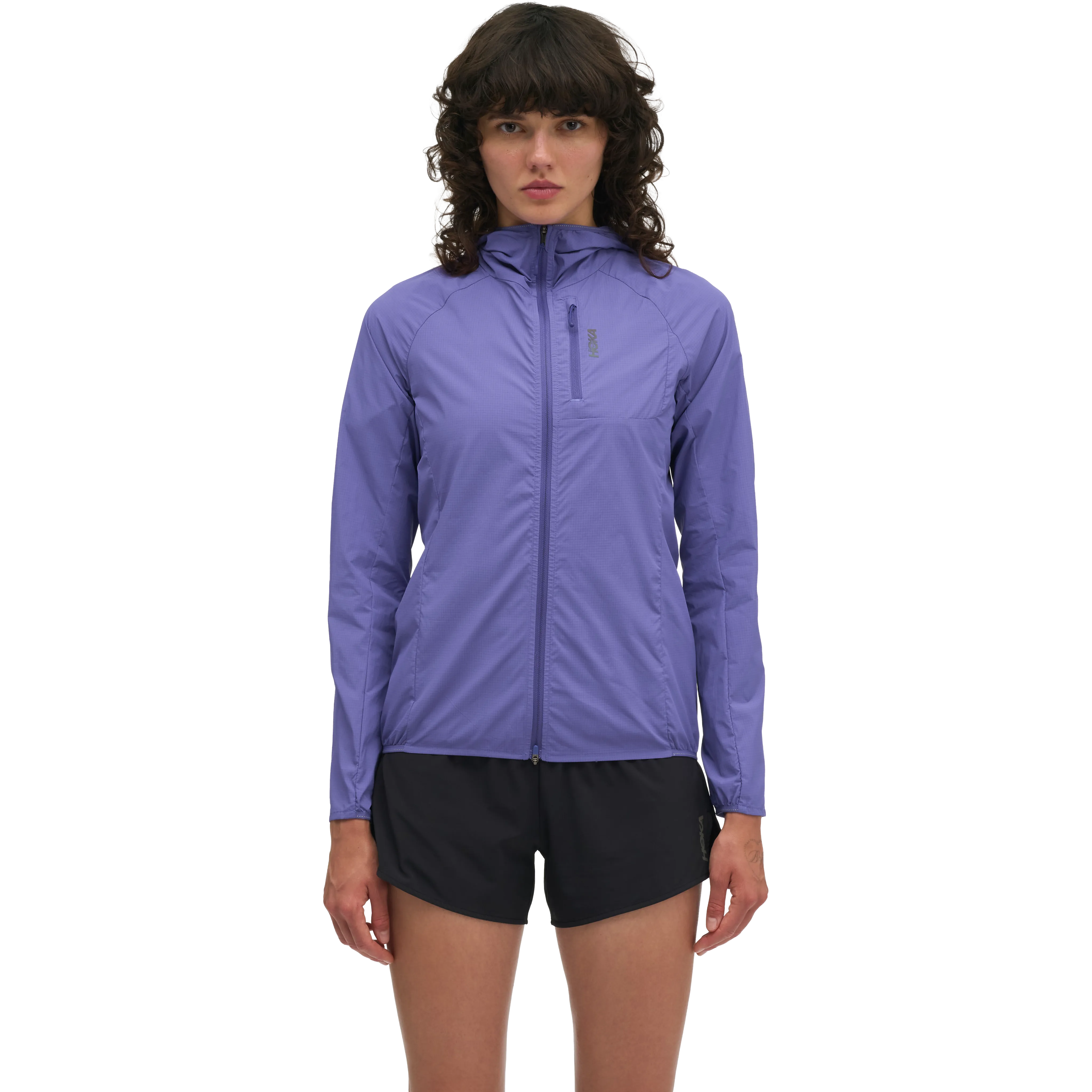 Hoka Womens Skyflow Wind Jacket - Cosmic Purple - AW26