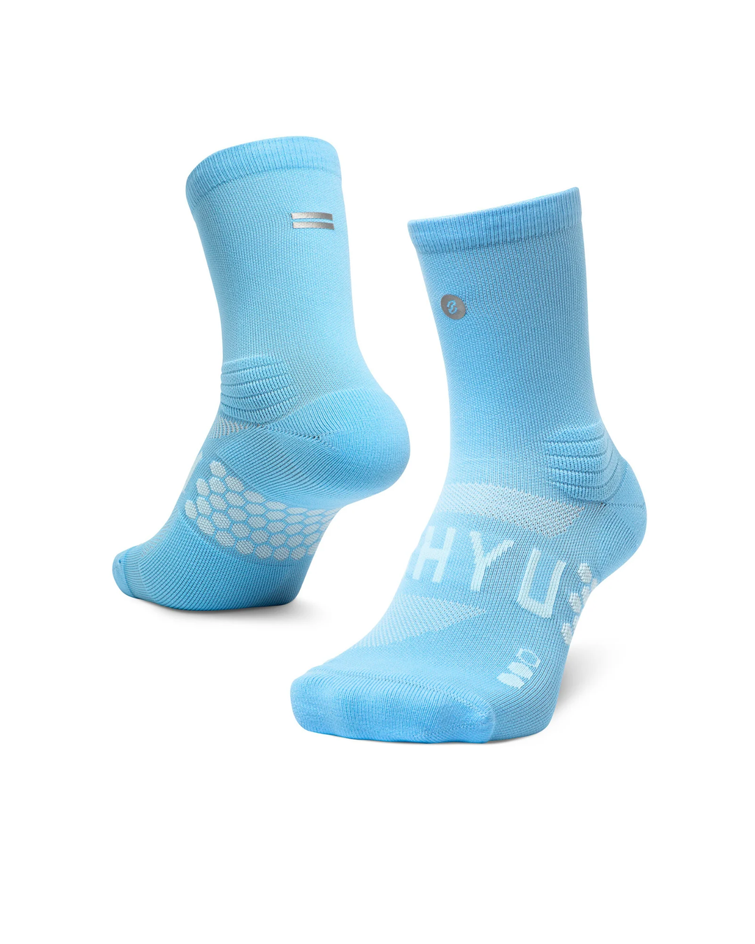 SHYU Racing Half Crew Socks - Blue/Blue/Blue