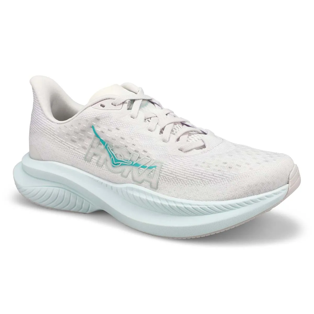 Hoka Womens Mach 6 - White/Droplet - Neutral