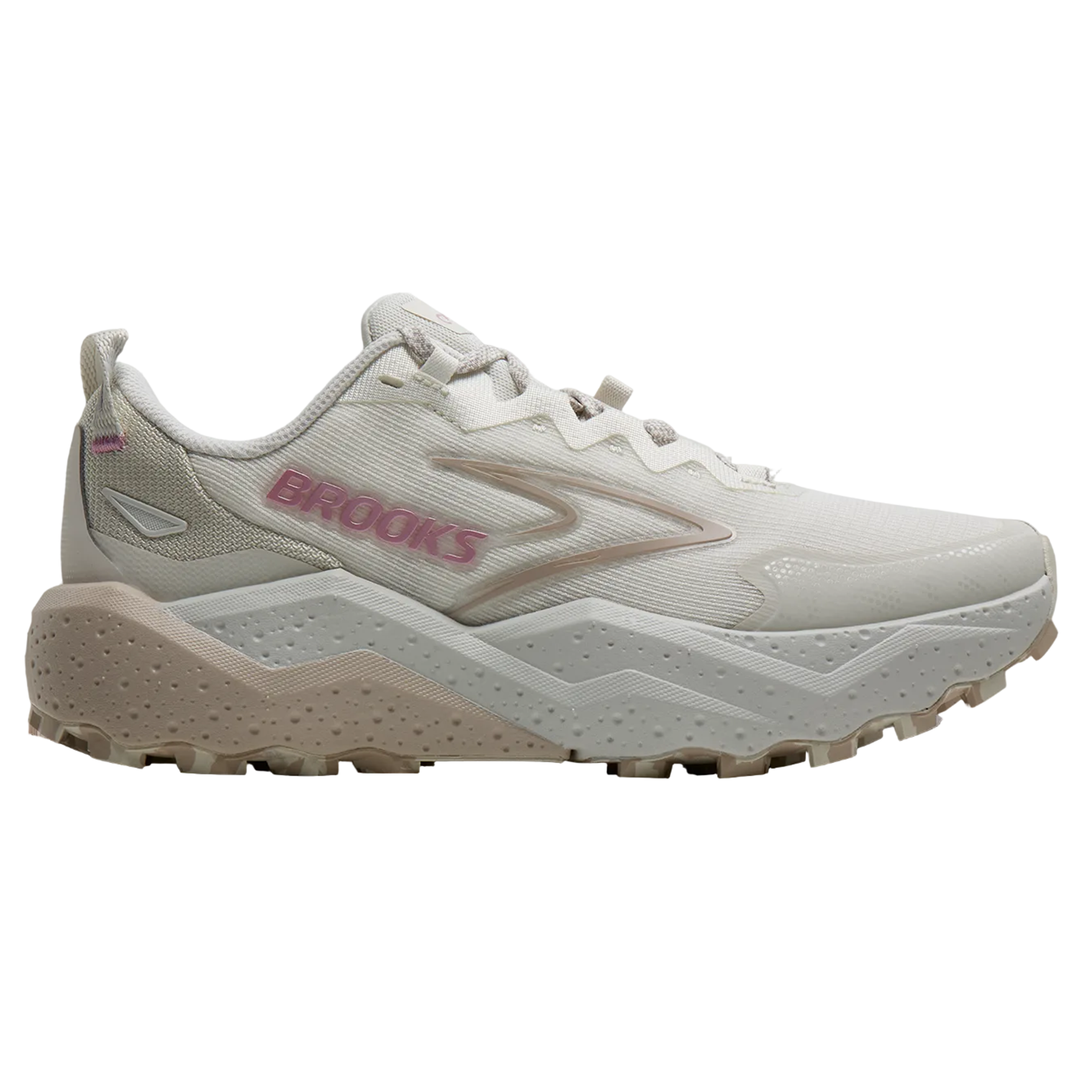Brooks Womens Caldera 8 - Vaporous Grey/White/Chateau - Trail - SS26
