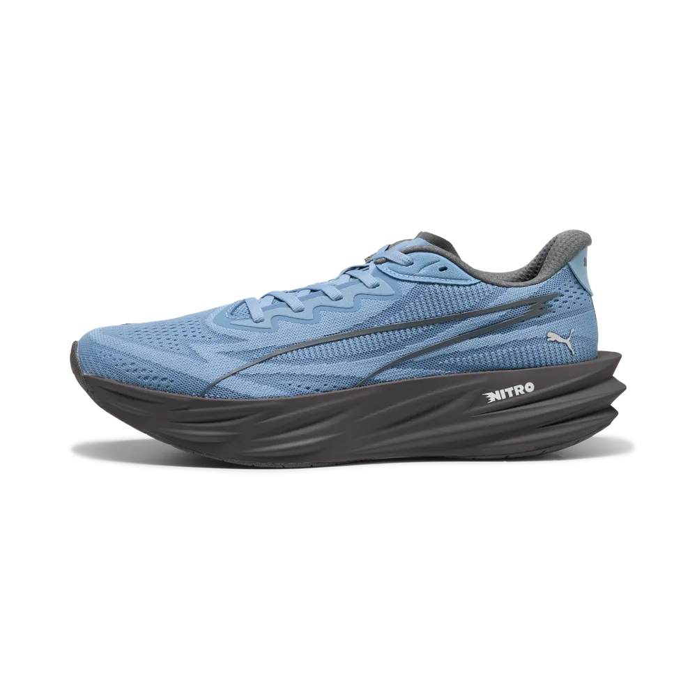 Puma Mens Deviate Pure NITRO - Zen Blue/Moody Gray/Gray Echo - Neutral - AW26