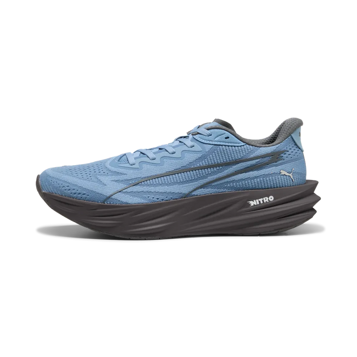Puma Mens Deviate Pure NITRO - Zen Blue/Moody Gray/Gray Echo - Neutral - AW26