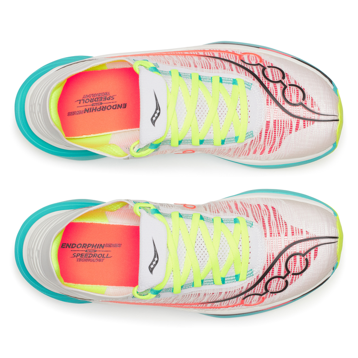 Saucony Unisex Endorphin Elite 2 - White/Mutant - Neutral - AW25