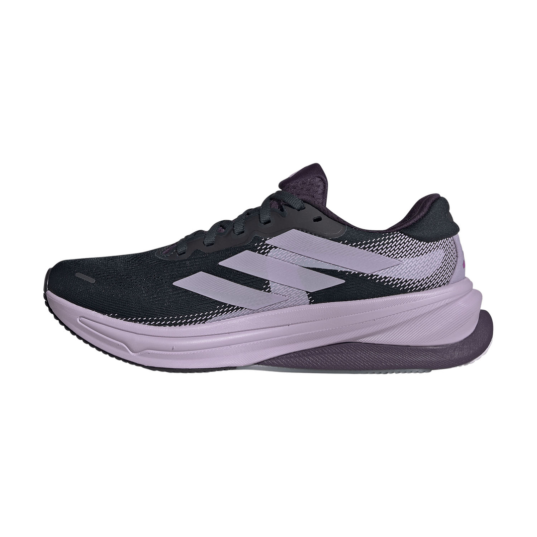 Adidas Womens Supernova Solution 2 - Aurora Ink/Powder Plum/Aurora Plum - Stability - AW25