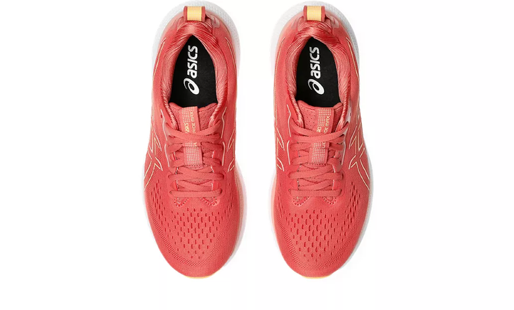 Asics Womens Glideride Max - Dark Pink Clay/Orange Glow - Neutral - AW25