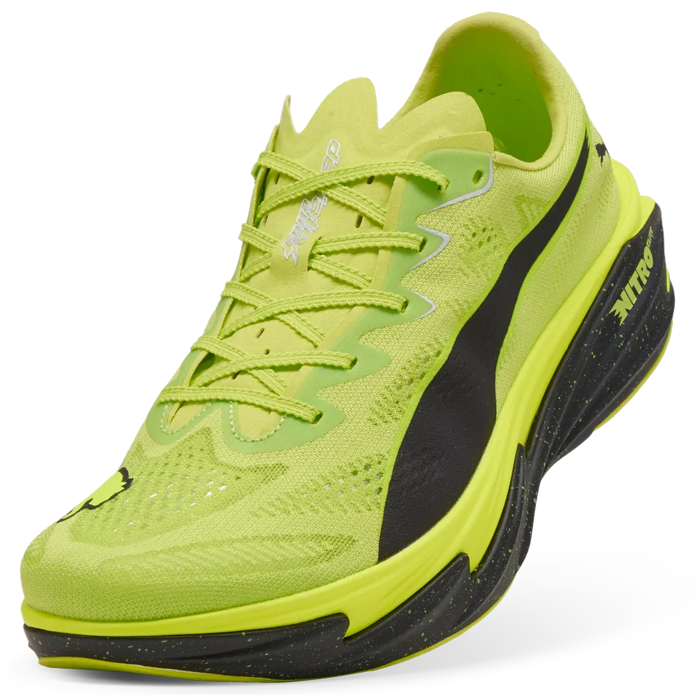 Puma Mens Deviate NITRO Elite 4 - Sunny Lime/Puma Black - Neutral - AW26
